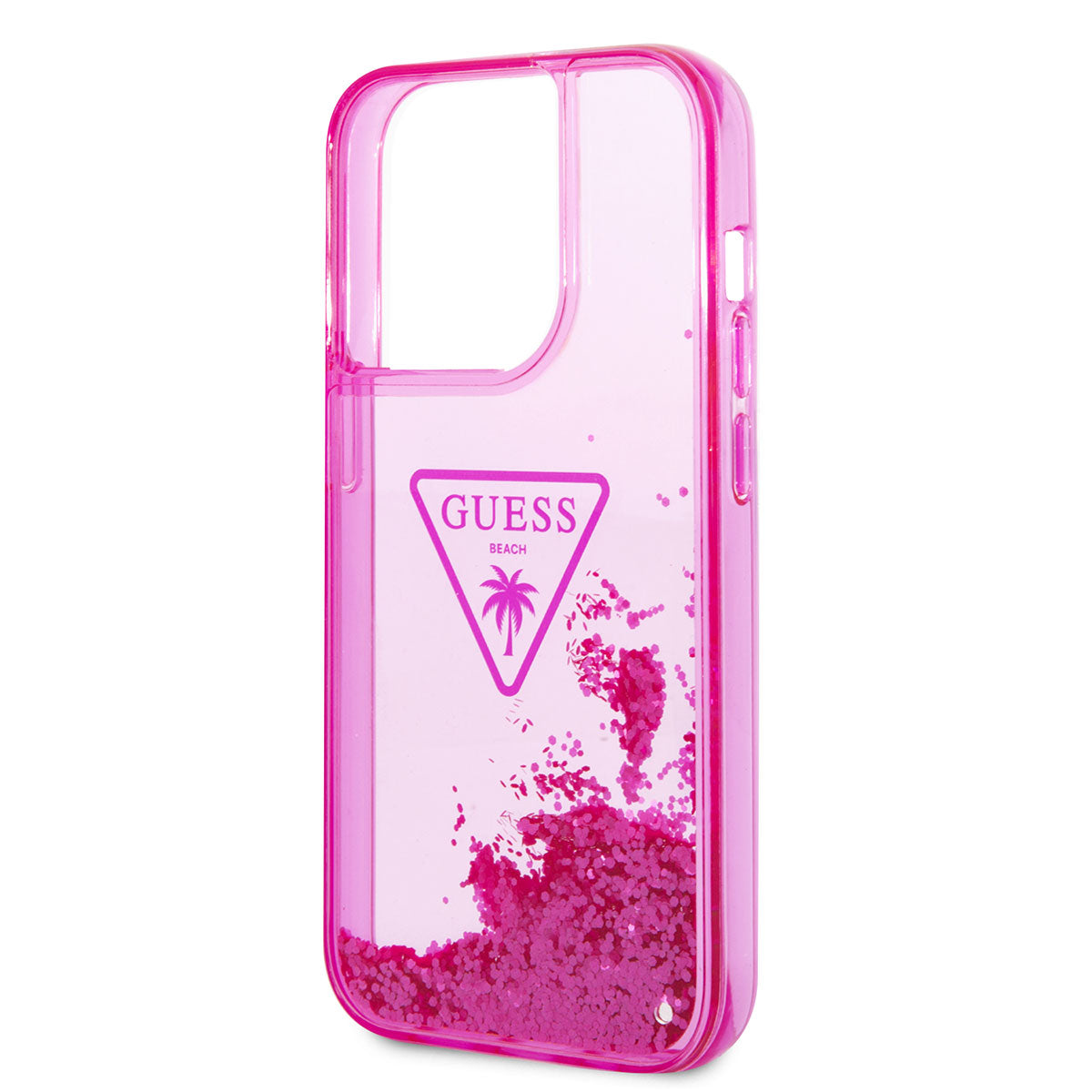 Guess iPhone 14 Pro Max Transparan Sıvılı Simli Dizayn Telefon Kılıfı - 5 Guess iPhone 14 Pro Max Transparan Sıvılı Simli Dizayn Telefon Kılıfı - 5